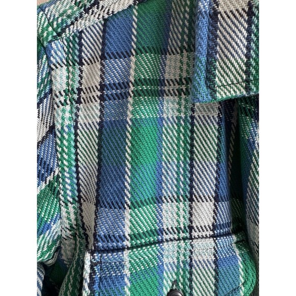 Outerknown New Blanket Shirt in Organic Ultramarine Green Arcadia XS / S - Picture 4 of 7